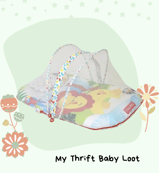 New Fisher Price Mattress With Mosquito Net